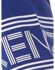 Kenzo Chic Blue Cotton Tee for Stylish Comfort