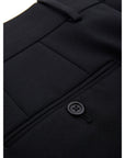 Dolce & Gabbana Elegant Polyester Black Pants for Men