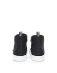 Roberto Cavalli Elegant Suede Sneakers in Chic Black