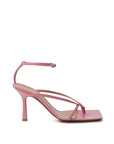 Bottega Veneta Elegant Pink Leather Sandals for Sophisticated Style