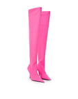 Balenciaga Elegant Pink Polyester Ankle Boots