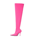 Balenciaga Elegant Pink Polyester Ankle Boots