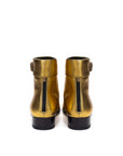 Saint Laurent Gold Leather Boot