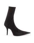 Balenciaga Elegant Black Spandex Statement Boots
