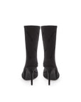 Balenciaga Elegant Black Spandex Statement Boots
