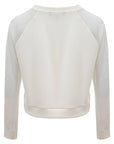 Armani Exchange Elegant White Polyamide Sweater