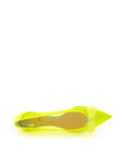 Christian Louboutin Sunshine Yellow Mesh Flat Elegance