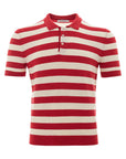 Gran Sasso Elegant Cotton Polo Shirt in Vibrant Red