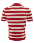 Gran Sasso Elegant Cotton Polo Shirt in Vibrant Red