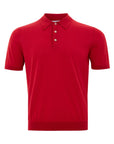 Gran Sasso Elegant Italian Cotton Polo Shirt in Vibrant Red