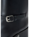 Burberry Black Leather Boot