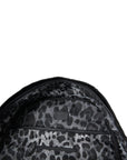 Dolce & Gabbana Black Patent Leather Logo Plaque Backpack Bag