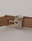 Dolce & Gabbana Red Airpods Case Coin Purse Silver Buckle Belt