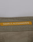 Daniele Alessandrini Beige Slim Fit Chinos for Sophisticated Style