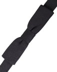 Dolce & Gabbana Black Silk Adjustable Men Neck Bow Tie