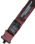 Dolce & Gabbana Brown Silk Adjustable Neck Men Bow Tie