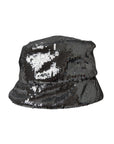 Dolce & Gabbana Silver Sequined Nylon Bucket Hat Men