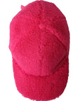 Dolce & Gabbana Pink Fleece Plush Baseball Hat Men