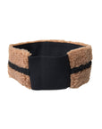 Dolce & Gabbana Brown Black Fleece Wool Head Band Hat Men