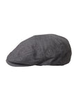 Dolce & Gabbana Gray Herringbone Crown Newsboy Hat Men