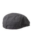 Dolce & Gabbana Gray Herringbone Crown Newsboy Hat Men