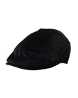 Dolce & Gabbana Black Crown Cotton Newsboy Hat Men