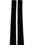 Dolce & Gabbana Black Nylon Finger Less Elbow Long Gloves
