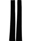 Dolce & Gabbana Black Nylon Finger Less Elbow Long Gloves