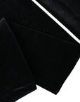 Dolce & Gabbana Black Nylon Finger Less Elbow Long Gloves
