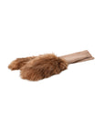 Dolce & Gabbana Brown Cashmere Knitted Fur Mid Arm Mitten Gloves
