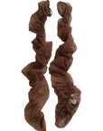 Dolce & Gabbana Brown Nylon Finger Less Elbow Long Arms Gloves