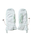 Dolce & Gabbana White Nylon Fleece Wrist Length Mitten Gloves