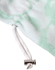 Dolce & Gabbana White Nylon Fleece Wrist Length Mitten Gloves