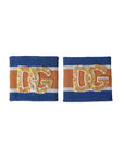 Dolce & Gabbana Multicolor Logo Sequin Viscose Wristband