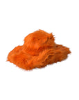 Dolce & Gabbana Orange Faux Fur Polyester Fedora Hat