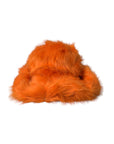 Dolce & Gabbana Orange Faux Fur Polyester Fedora Hat