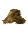 Dolce & Gabbana Brown Modacrylic Faux Fur Bucket Hat