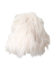 Dolce & Gabbana White Acrylic Fur Womens Bucket Hat