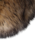 Dolce & Gabbana Brown Faux Fur Modacrylic Fedora Hat