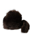 Dolce & Gabbana Women Brown Raccoon Fur Bucket Hat