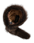 Dolce & Gabbana Women Brown Raccoon Fur Bucket Hat