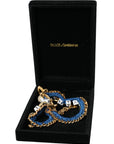 Dolce & Gabbana Gold Tone Brass Chain Iam The Star Bracelet