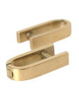 Dolce & Gabbana Gold Plated Metal Brass Pin Men Cufflinks