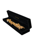 Dolce & Gabbana Gold Tone Chain Brass Charm Statement Sicily Necklace