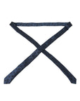 Dolce & Gabbana Dark Blue Logo 100% Silk Adjustable Tie