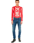 Diesel Blue Cotton Jeans & Pant