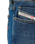 Diesel Blue Cotton Jeans & Pant