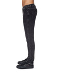 Diesel Black Cotton Jeans & Pant