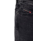 Diesel Black Cotton Jeans & Pant