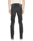 Diesel Black Cotton Jeans & Pant